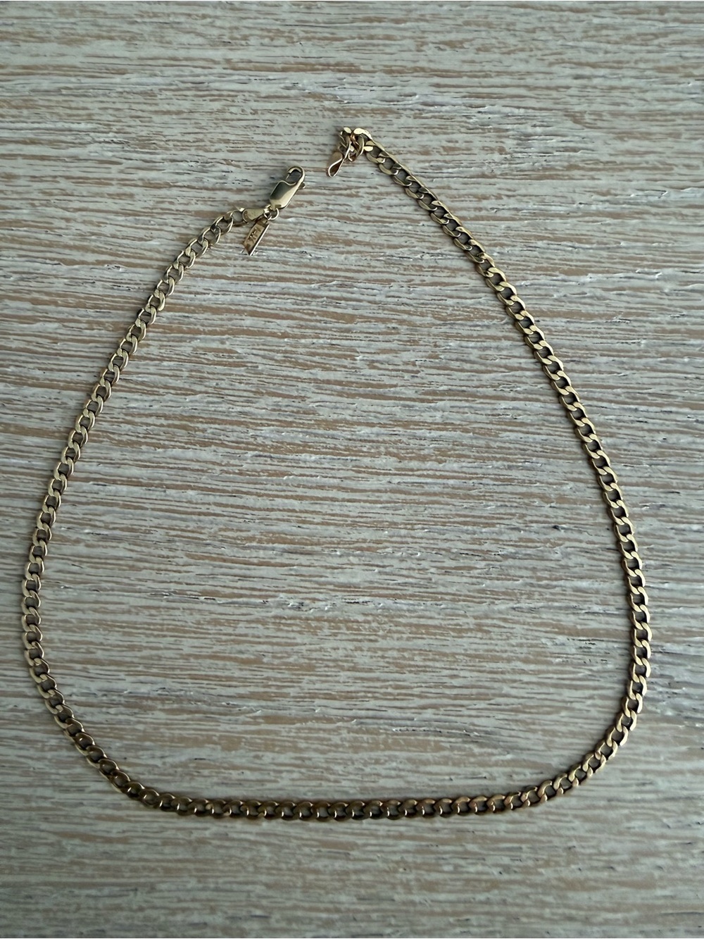 Loren Stewart 14k Yellow Gold XL Lightweight Havana Chain Necklace 18" NIB - Picture 3 of 7